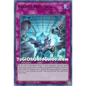 Evenly Matched (Ultra Rare) – Ghost from the Past | Carta YUGIOH en México