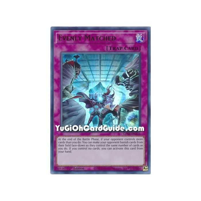 Evenly Matched (Ultra Rare) – Ghost from the Past | Carta YUGIOH en México