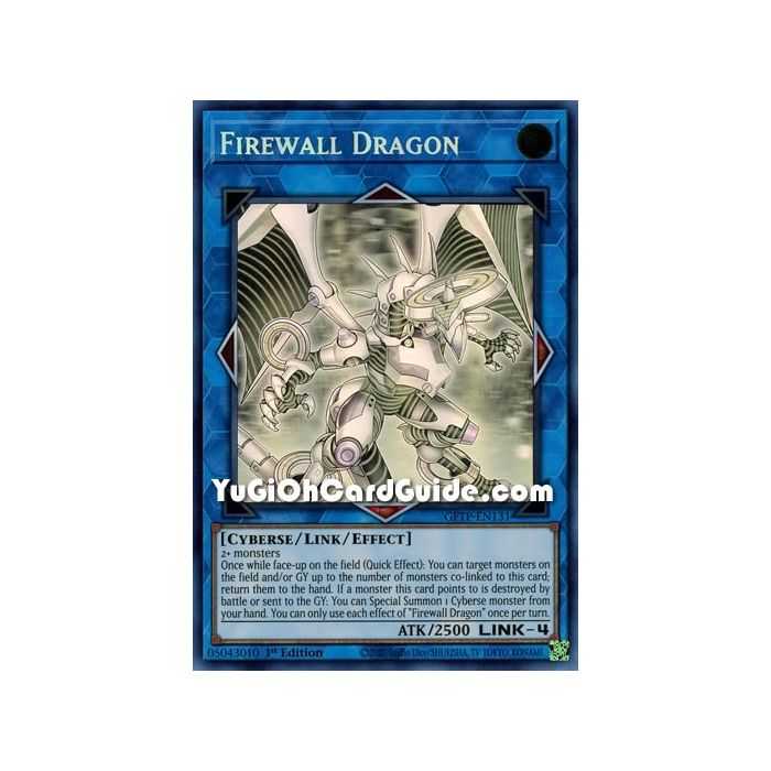 Firewall Dragon  (Ghost Rare) – Ghost from the Past | Carta YUGIOH en México