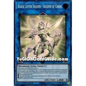 Black Luster Soldier - Soldier of Chaos (Ghost Rare) – Ghost from the Past | Carta YUGIOH en México