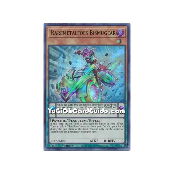 Raremetalfoes Bismugear (Ultra Rare) – Ghost from the Past | Carta YUGIOH en México