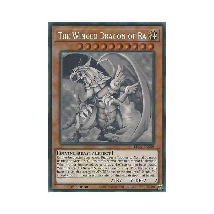 The Winged Dragon of Ra (Ghost Rare) – Legendary Duelist Rage of Ra | Carta YUGIOH en México