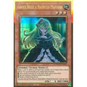 Ghost Belle & Haunted Mansion (Premium Gold Rare) – Maximum Gold | Carta YUGIOH en México