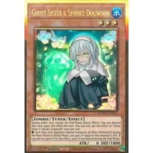 Ghost Sister & Spooky Dogwood (Premium Gold Rare) – Maximum Gold | Carta YUGIOH en México