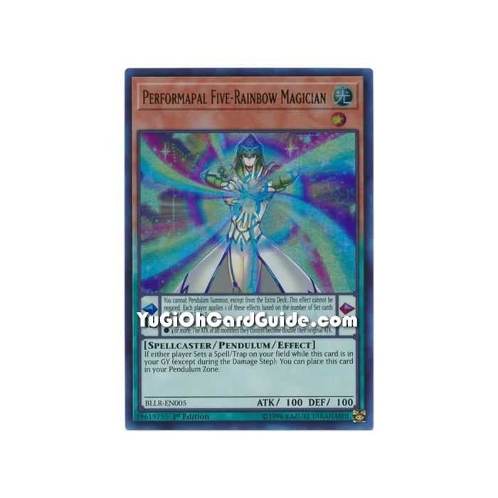 Performapal Five-Rainbow Magician (Ultra Rare) – Battles of Legend Lights Revenge | Carta YUGIOH en México