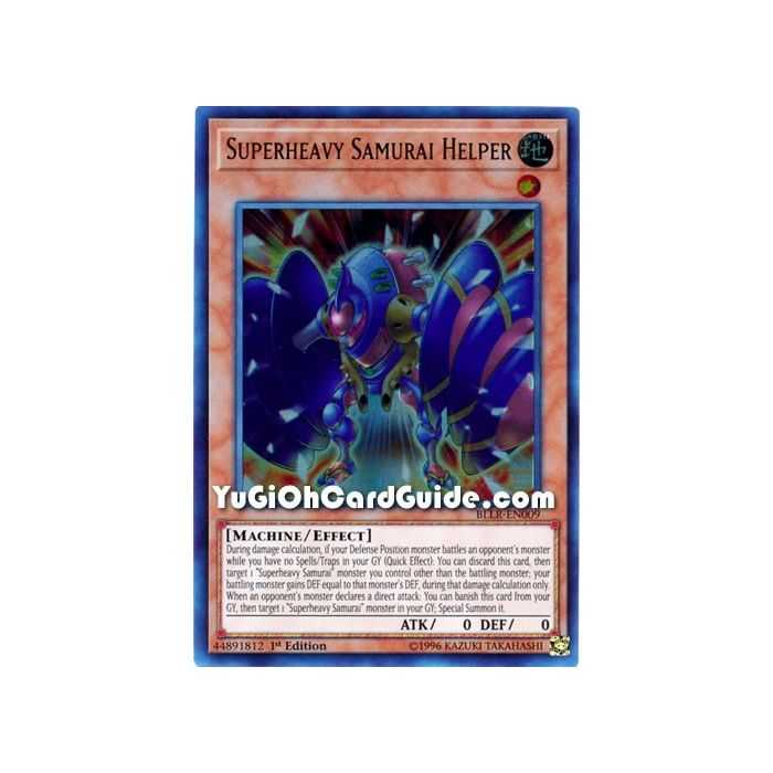Superheavy Samurai Helper (Ultra Rare) – Battles of Legend Lights Revenge | Carta YUGIOH en México