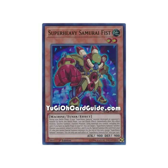 Superheavy Samurai Fist (Ultra Rare) – Battles of Legend Lights Revenge | Carta YUGIOH en México