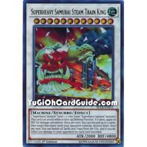 Superheavy Samurai Steam Train King (Ultra Rare) – Battles of Legend Lights Revenge | Carta YUGIOH en México