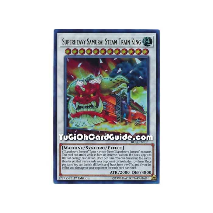 Superheavy Samurai Steam Train King (Ultra Rare) – Battles of Legend Lights Revenge | Carta YUGIOH en México