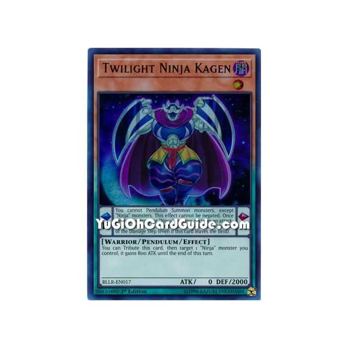 Twilight Ninja Kagen  (Ultra Rare) – Battles of Legend Lights Revenge | Carta YUGIOH en México