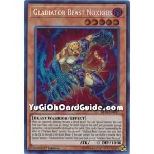Gladiator Beast Noxious (Secret Rare) – Battles of Legend Lights Revenge | Carta YUGIOH en México