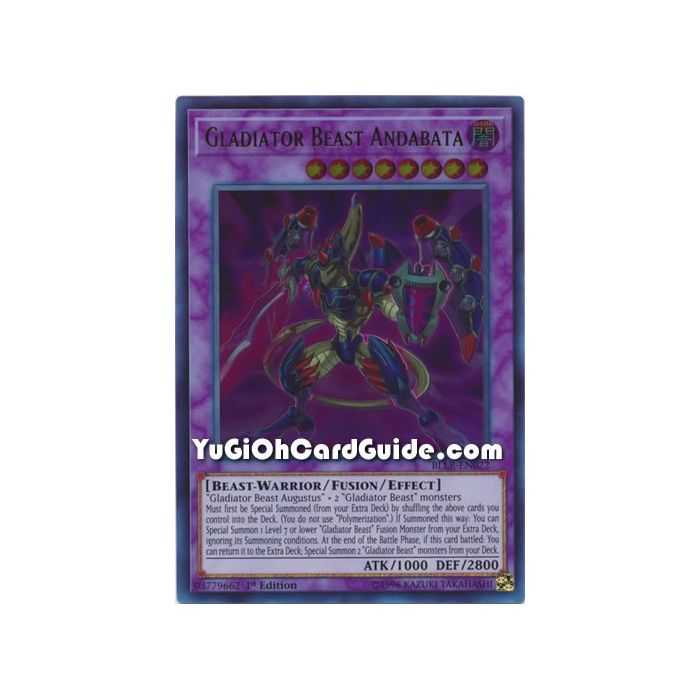Gladiator Beast Andabata (Ultra Rare) – Battles of Legend Lights Revenge | Carta YUGIOH en México