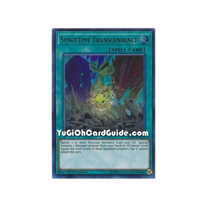 Spacetime Transcendence (Ultra Rare) – Battles of Legend Lights Revenge | Carta YUGIOH en México