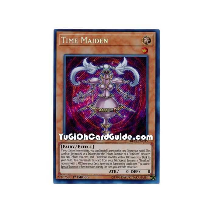 Time Maiden (Secret Rare) – Battles of Legend Lights Revenge | Carta YUGIOH en México