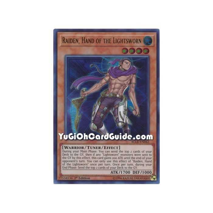 Raiden, Hand of the Lightsworn (Ultra Rare) – Battles of Legend Lights Revenge | Carta YUGIOH en México