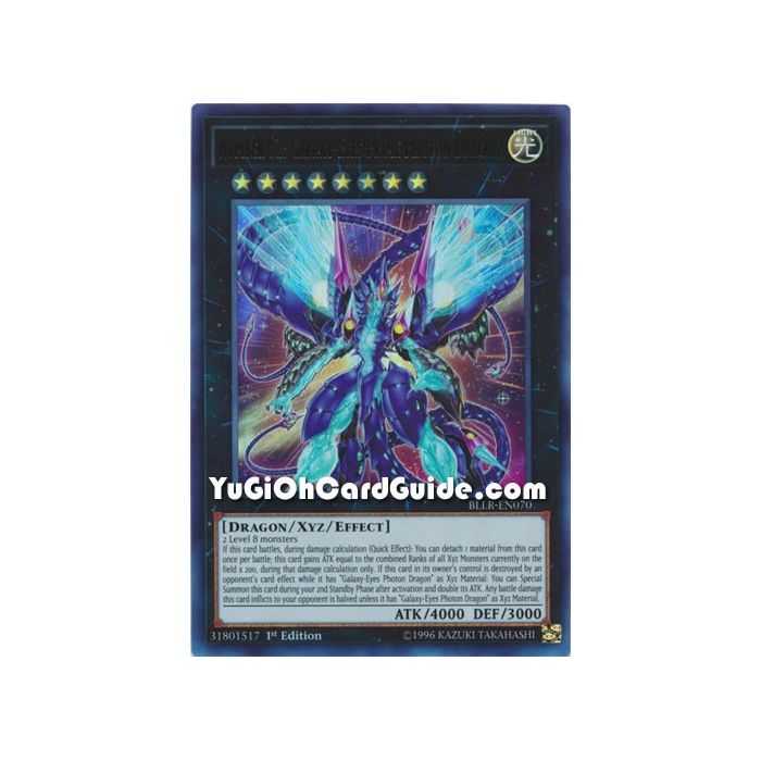 Number 62: Galaxy-Eyes Prime Photon Dragon (Ultra Rare) – Battles of Legend Lights Revenge | Carta YUGIOH en México