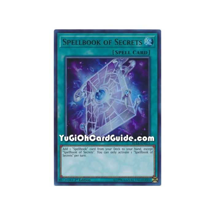 Spellbook fo Secrets (Ultra Rare) – Battles of Legend Lights Revenge | Carta YUGIOH en México
