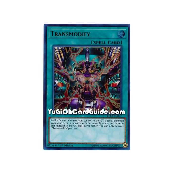 Transmodify (Ultra Rare) – Battles of Legend Lights Revenge | Carta YUGIOH en México