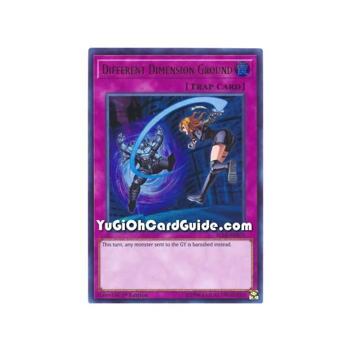Different Dimension Ground (Ultra Rare) – Battles of Legend Lights Revenge | Carta YUGIOH en México