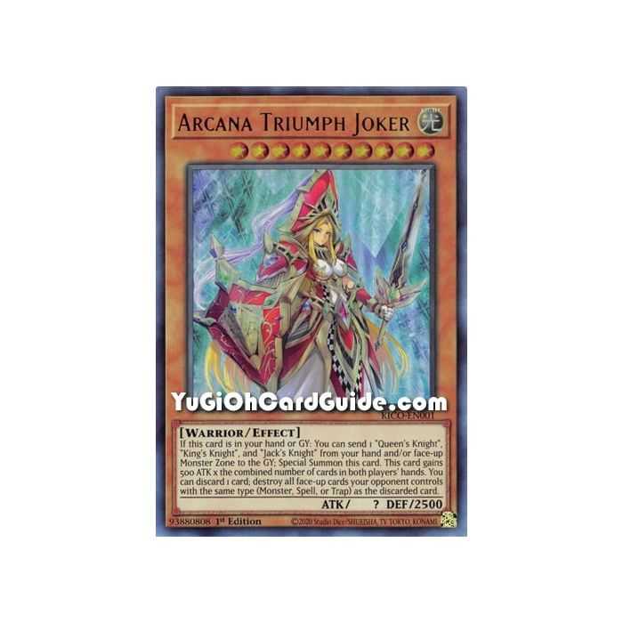 Arcana Triumph Joker (Ultra Rare) – Kings Court | Carta YUGIOH en México