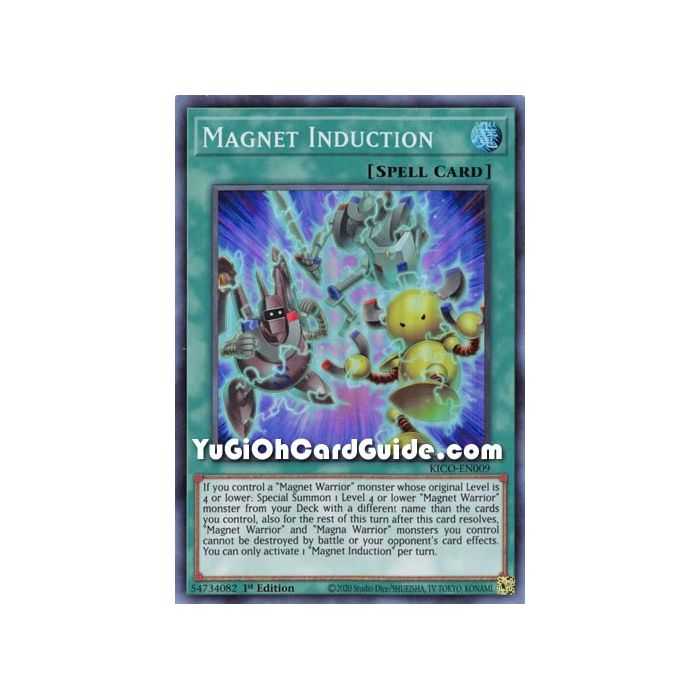 Magnet Induction (Super Rare) – Kings Court | Carta YUGIOH en México