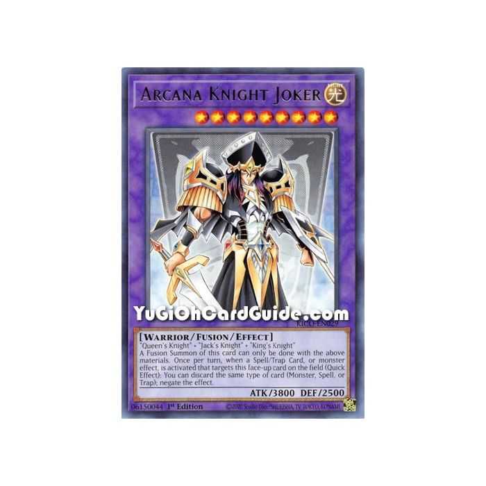 Arcana Knight Joker (Rare) – Kings Court | Carta YUGIOH en México