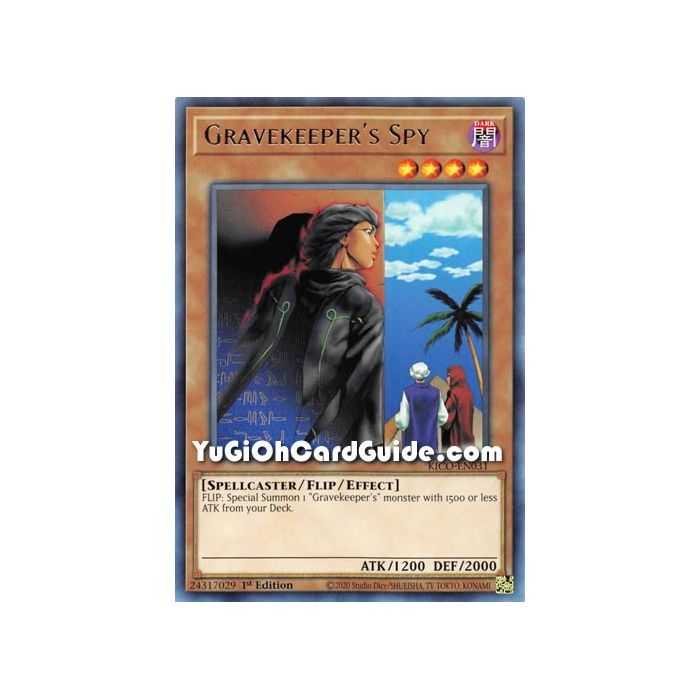 Gravekeeper's Spy (Rare) – Kings Court | Carta YUGIOH en México