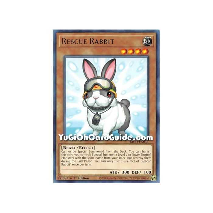 Rescue Rabbit (Rare) – Kings Court | Carta YUGIOH en México