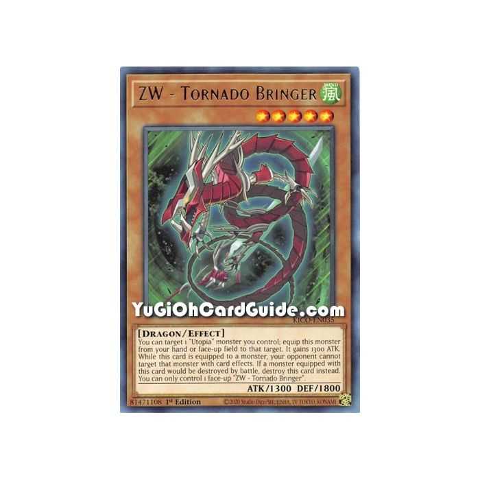 ZW - Tornado Bringer (Rare) – Kings Court | Carta YUGIOH en México