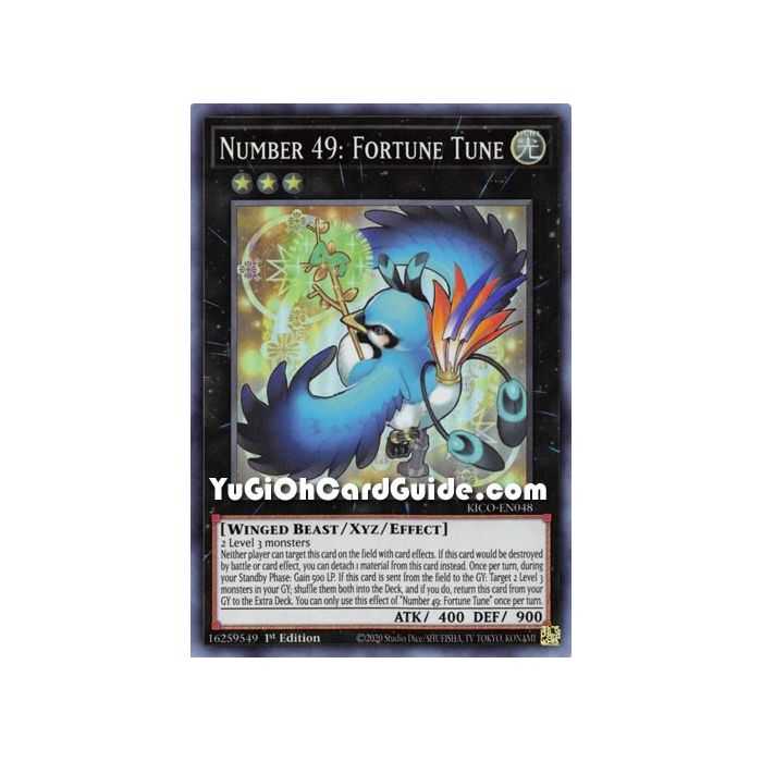 Number 49: Fortune Tune (Super Rare) – Kings Court | Carta YUGIOH en México