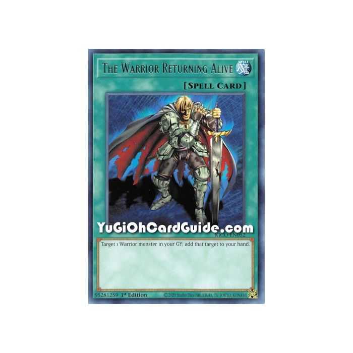 The Warrior Returning Alive (Rare) – Kings Court | Carta YUGIOH en México