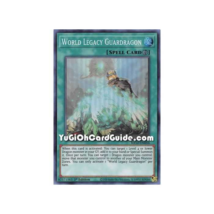 World Legacy Guardragon (Super Rare) – Kings Court | Carta YUGIOH en México