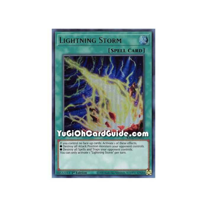 Lightning Storm (Ultra Rare) – Kings Court | Carta YUGIOH en México