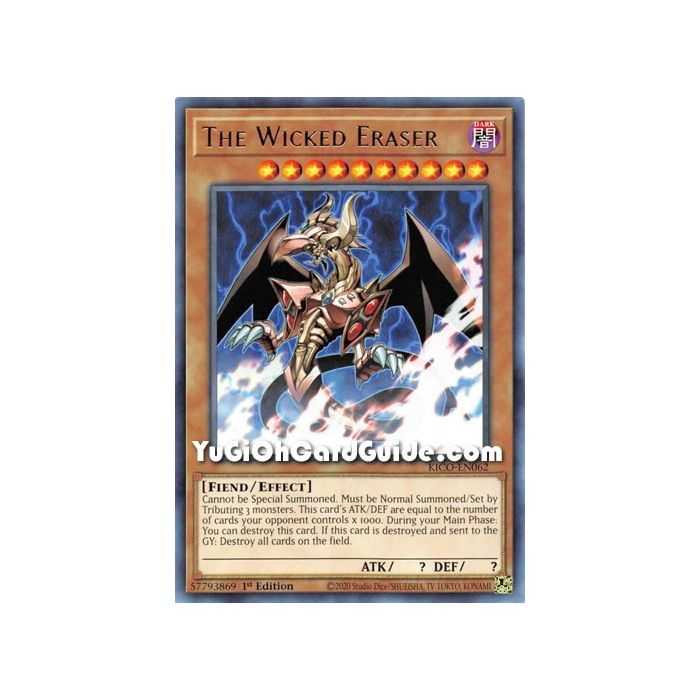 The Wicked Eraser (Rare) – Kings Court | Carta YUGIOH en México