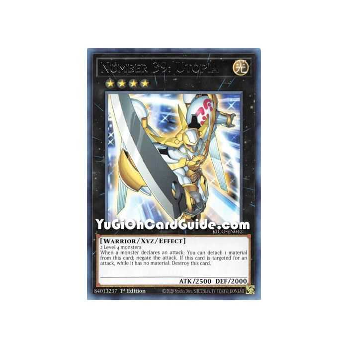 Number 39: Utopia (Collector's Rare) – Kings Court | Carta YUGIOH en México
