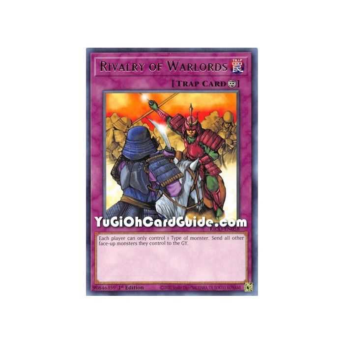 Rivalry of Warlords (Collector's Rare) – Kings Court | Carta YUGIOH en México