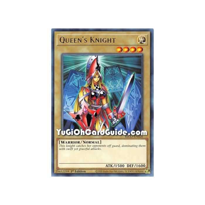 Queen's Knight (Collector's Rare) – Kings Court | Carta YUGIOH en México