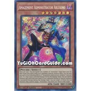 Amazement Administrator Arlekino (Secret Rare) – Lightning Overdrive | Carta YUGIOH en México