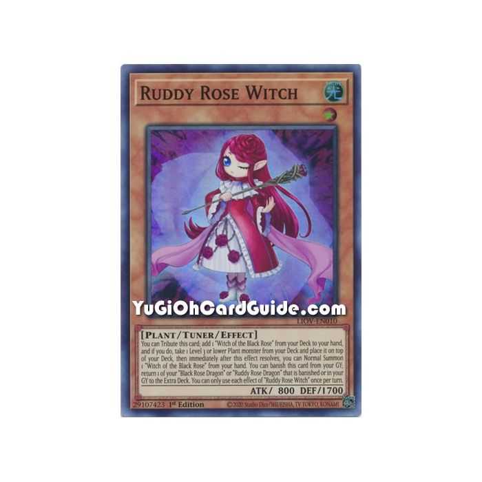 Ruddy Rose Witch (Super Rare) – Lightning Overdrive | Carta YUGIOH en México