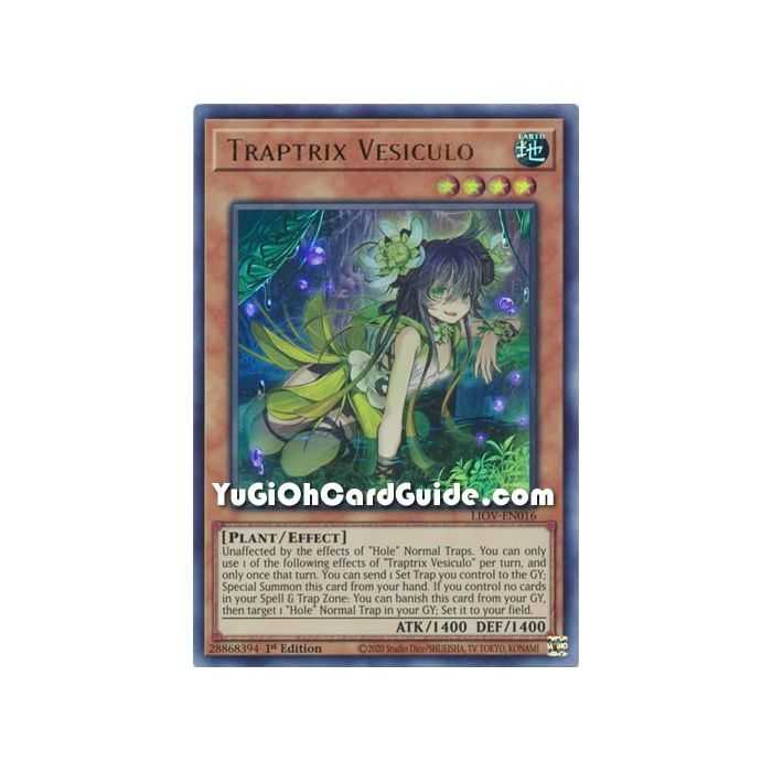 Traptrix Vesiculo (Ultra Rare) – Lightning Overdrive | Carta YUGIOH en México