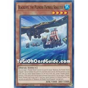Blackeyes, the Plunder Patroll Seaguide (Common) – Lightning Overdrive | Carta YUGIOH en México
