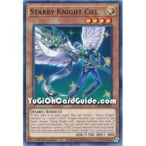 Starry Kinght Ciel  (Common) – Lightning Overdrive | Carta YUGIOH en México