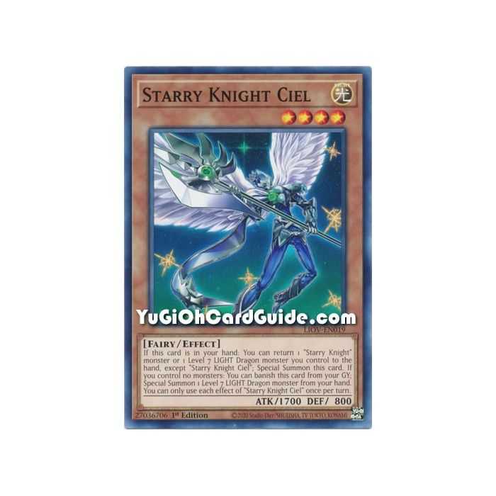 Starry Kinght Ciel  (Common) – Lightning Overdrive | Carta YUGIOH en México