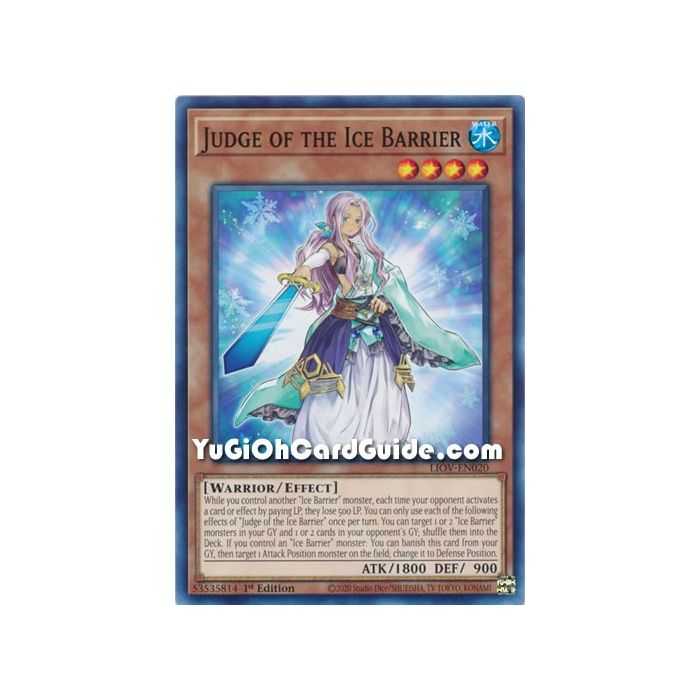 Judge of the Ice Barrier (Common) – Lightning Overdrive | Carta YUGIOH en México