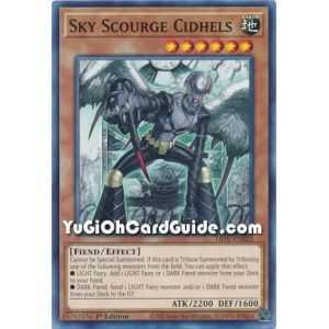 Sky Scourge Cidhels (Common) – Lightning Overdrive | Carta YUGIOH en México