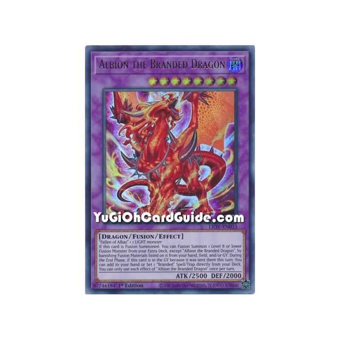 Albion the Branded Dragon (Ultra Rare) – Lightning Overdrive | Carta YUGIOH en México
