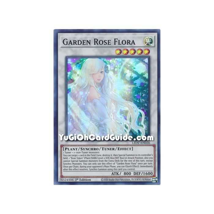 Garden Rose Flora (Super Rare) – Lightning Overdrive | Carta YUGIOH en México
