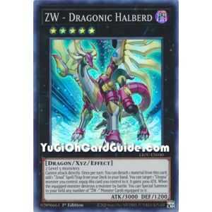 ZW - Dragonic Halberd (Super Rare) – Lightning Overdrive | Carta YUGIOH en México