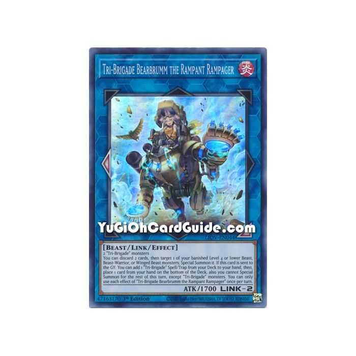 Tri-Brigade Bearbrumm the Rampant Rampager (Super Rare) – Lightning Overdrive | Carta YUGIOH en México