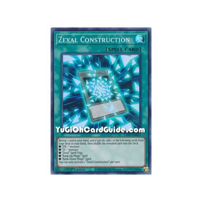Zexal Construction (Super Rare) – Lightning Overdrive | Carta YUGIOH en México